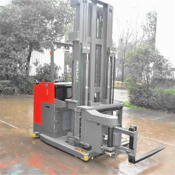 Trucailí Forklift Ais Chaol Cruachadóir Leictreach Trucail